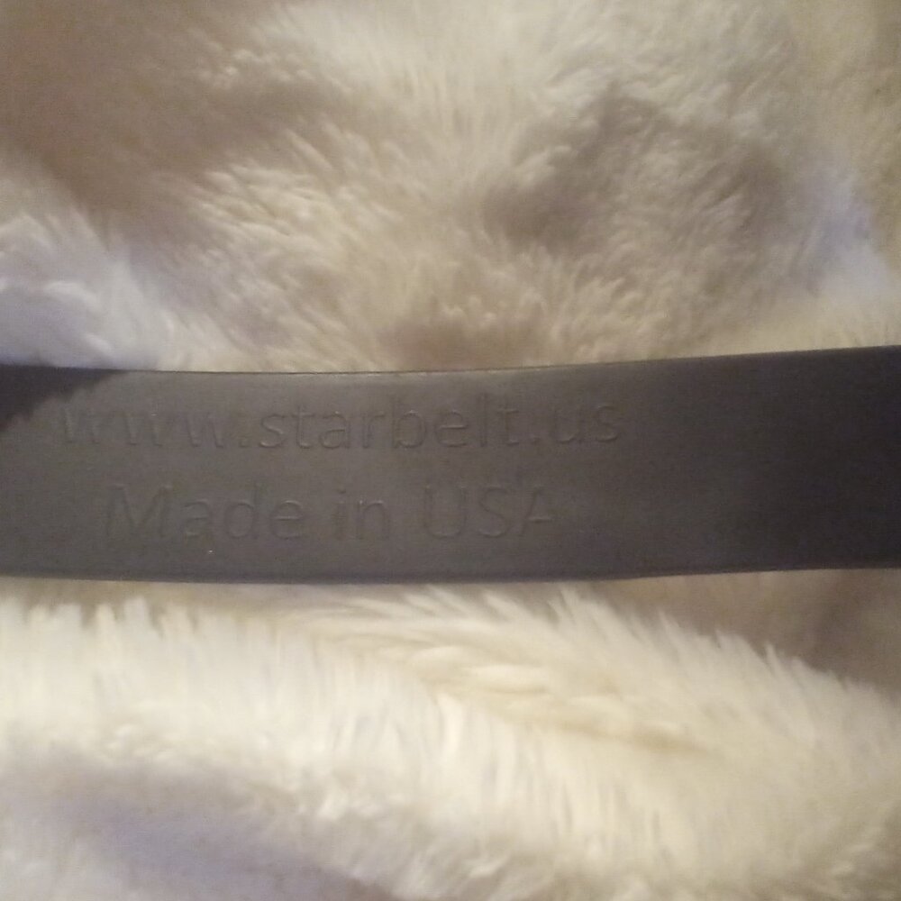 Starbelt by WeatherTech Black Belt w/Silver Buckle (Quick Release Lever) - Picture 3 of 9